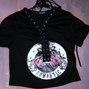 Crop top guns and roses